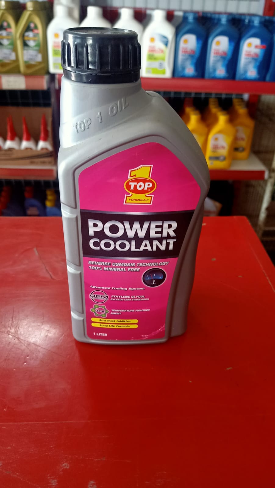 Top 1 Power Coolant Merah