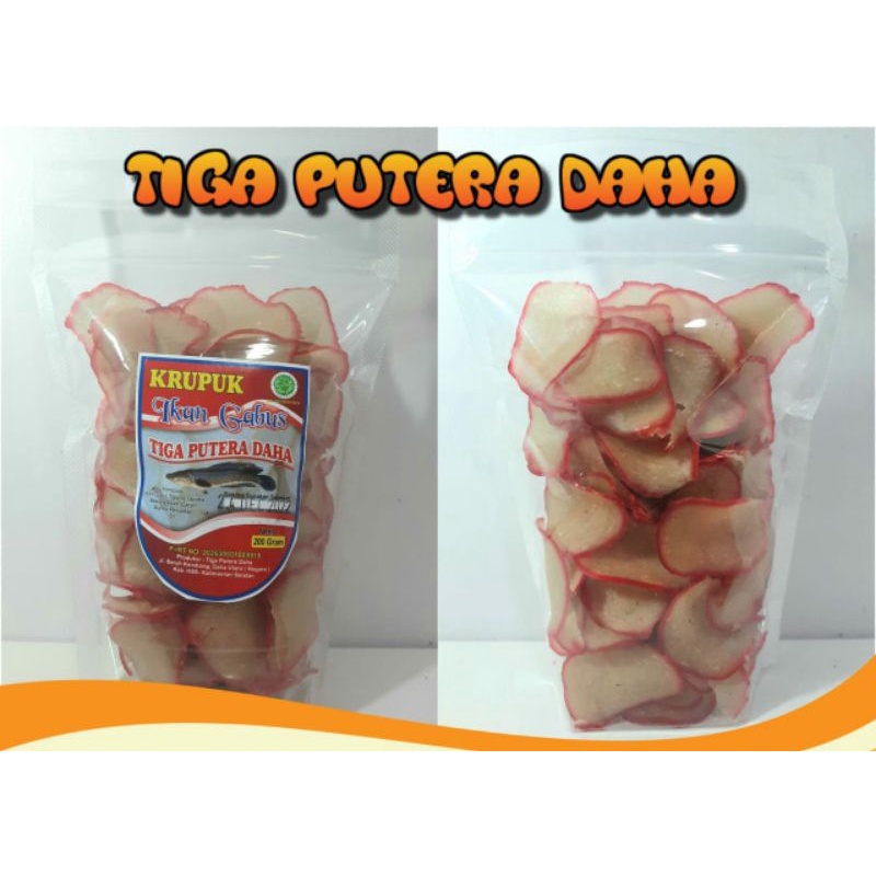 Kerupuk Ikan Gabus Haruan Tiga Putera Daha