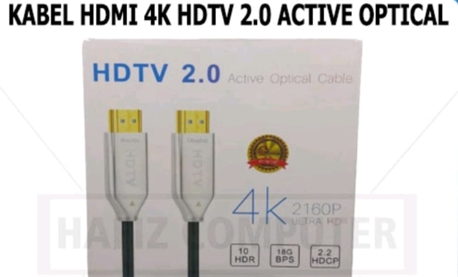 KABEL HDMI 4K HDTV 2.0 ACTIVE OPTICAL 50 M