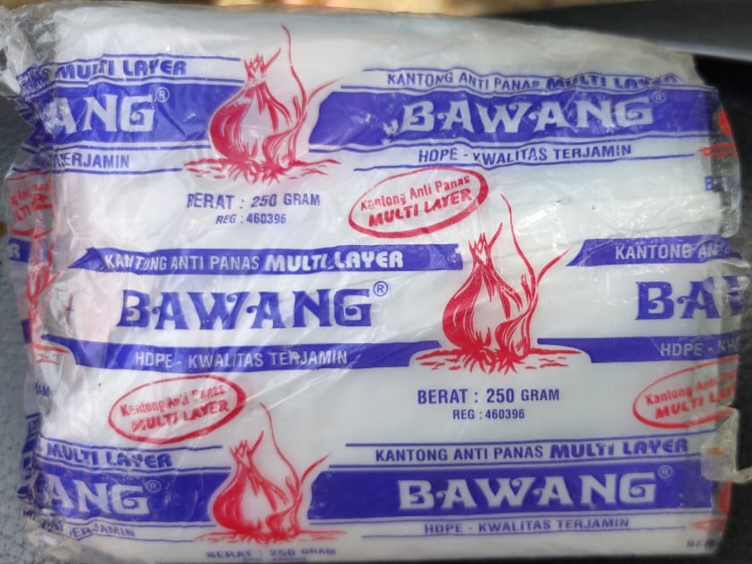 Kantong plastik cap Bawang