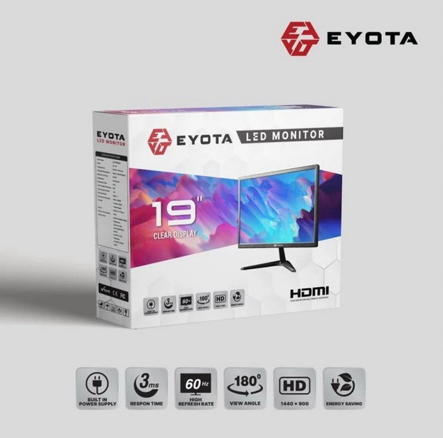 Led Monitor EYOTA 19 Inch