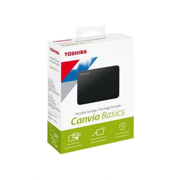 TOSHIBA CANVIO BASIC 2TB Portable HardDrive USB 3.0