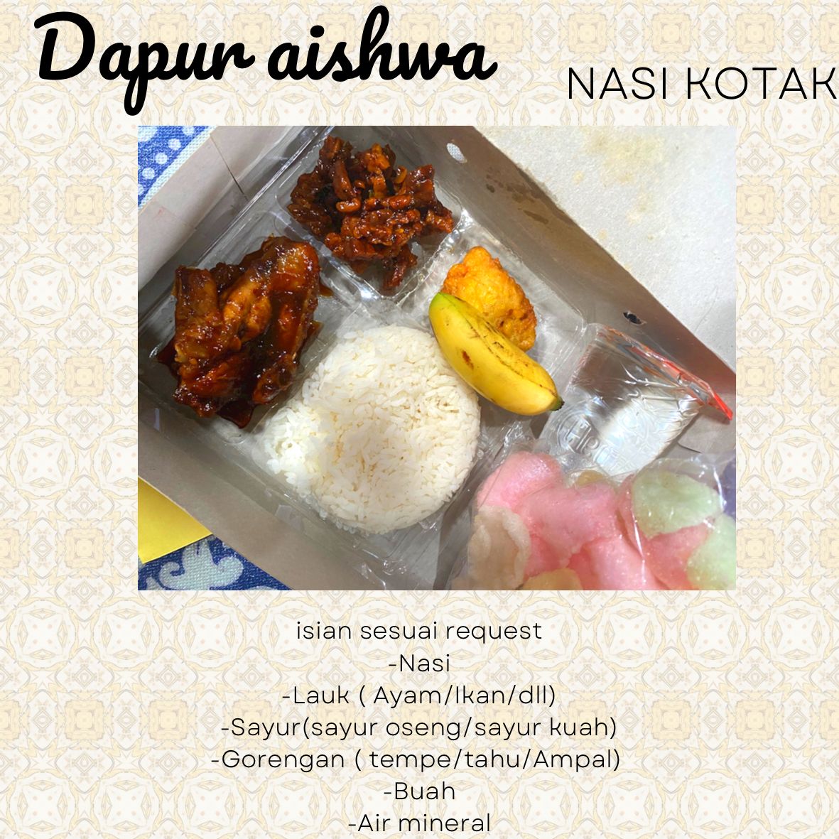 Nasi Kotak by. Dapur Aishwa