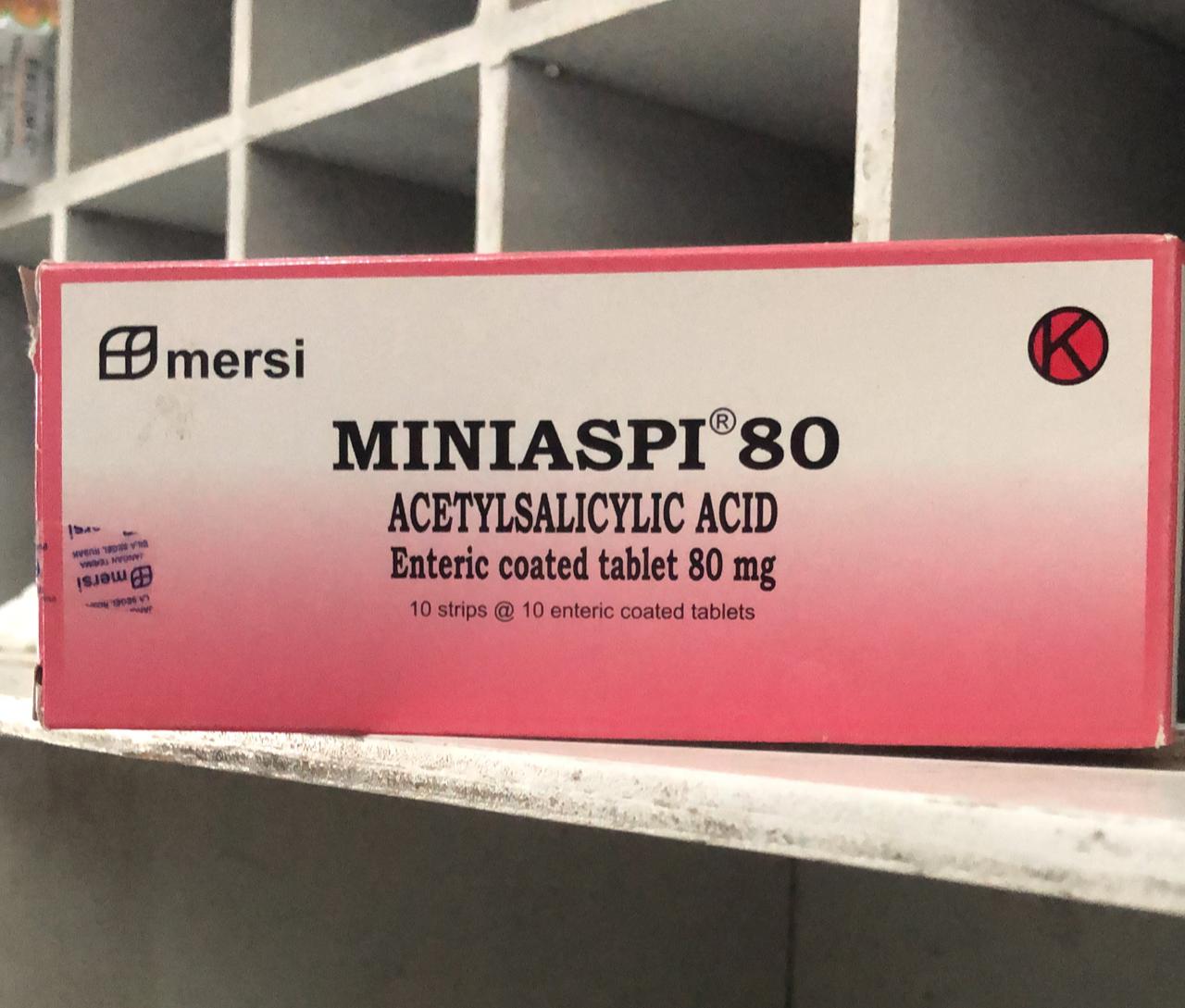 MIINIASPI 80 Acetylsalicylic Acid -  Mersi