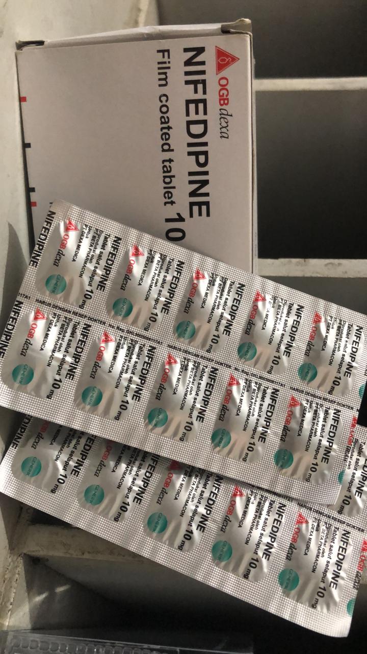 NIFEDIPINE 10 mg