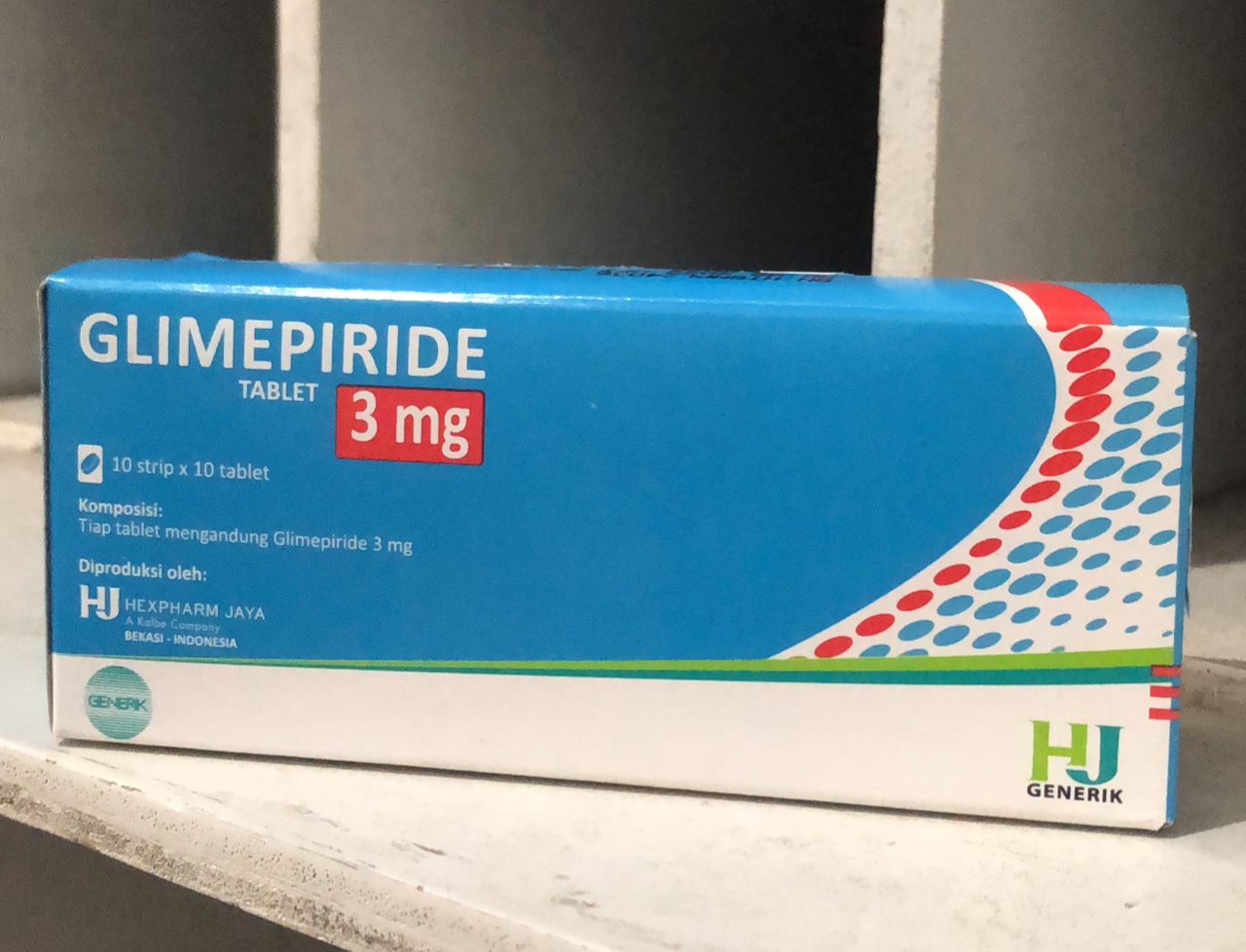 GLIMEPIRIDE 3 mg