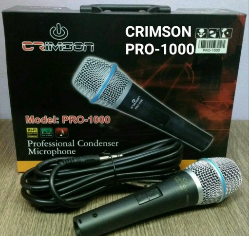 MIC KABEL CONDENSER CRIMSON PRO-1000