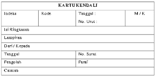 Cetak Kendali surat masuk