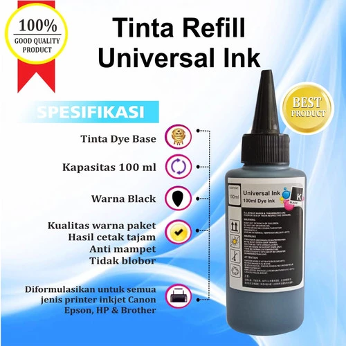 Tinta Stempel Refil Hitam Original