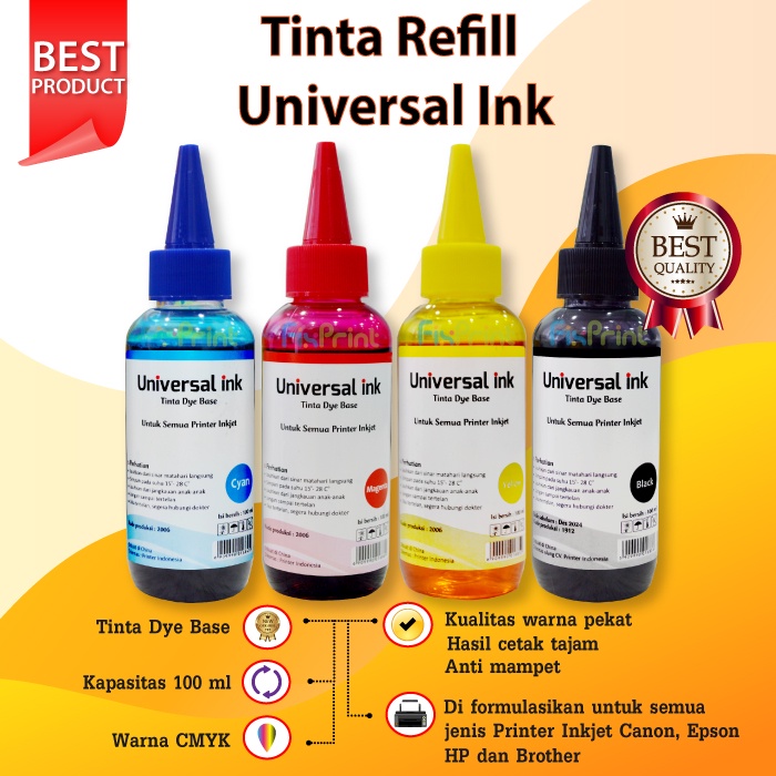 Tinta Stempel Refil Warna Original