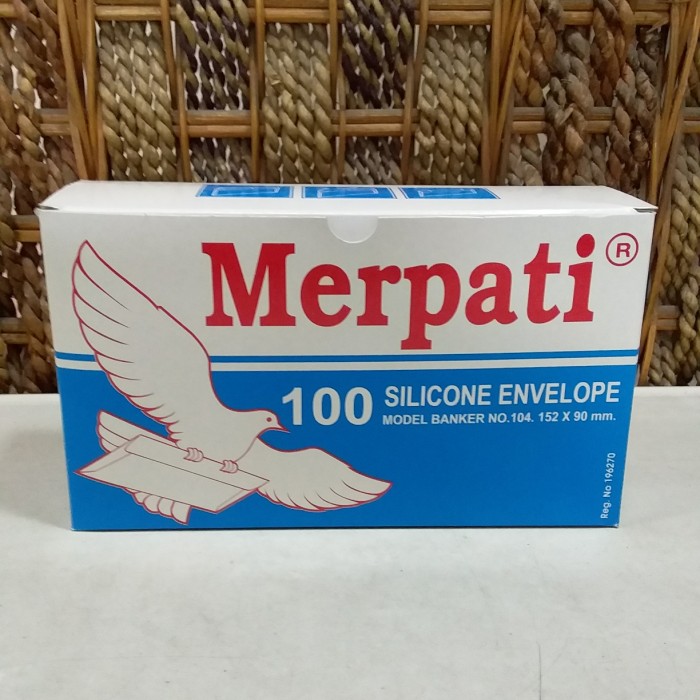 Amplop Putih Merpati 100 152x90mm