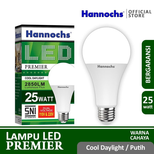 Lampu LED Hemat Energi Hannochs Premier 25 watt - Putih