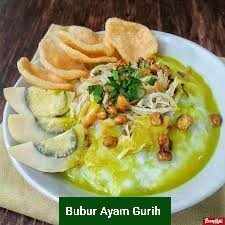 Makanan PMT Bubur ayam, bubur kacang hijau, puding, nasi Snack