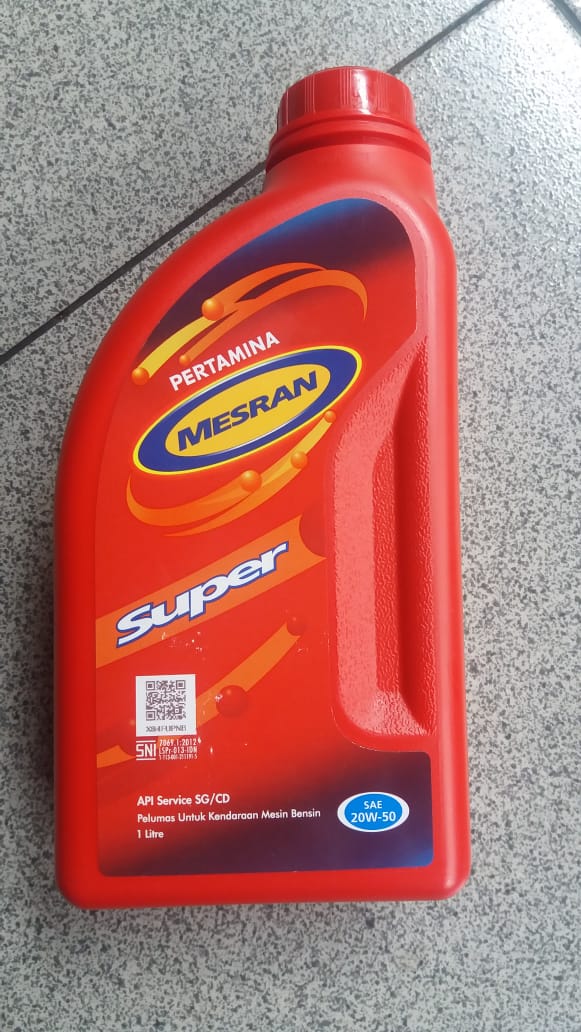 Oli Mesin Mesran SAE 20W-50 Isi 1 Liter