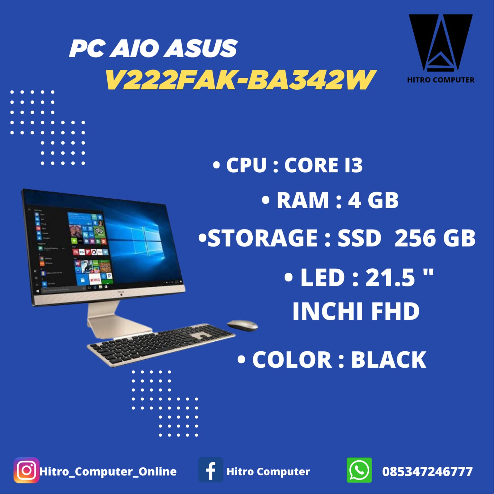 PC AIO ASUS V222FAK-BA342W