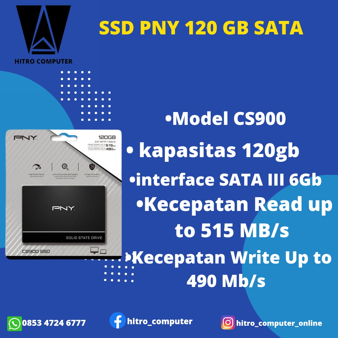 SSD PNY CS900 120 GB SATA