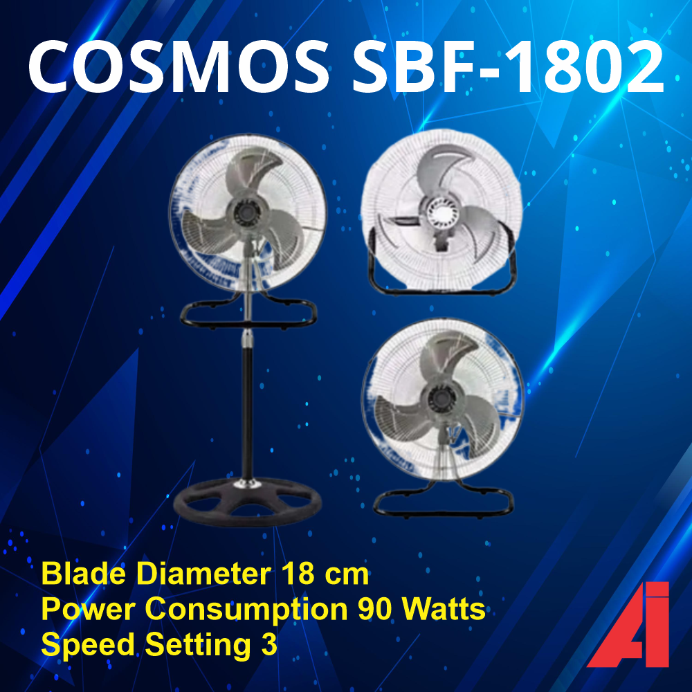 KIPAS ANGIN COSMOS 3 IN 1 SBF 1802 18"