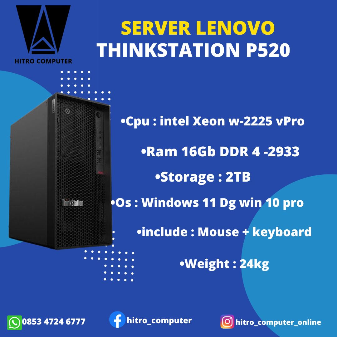 SERVER LENOVO THINKSTATION P520