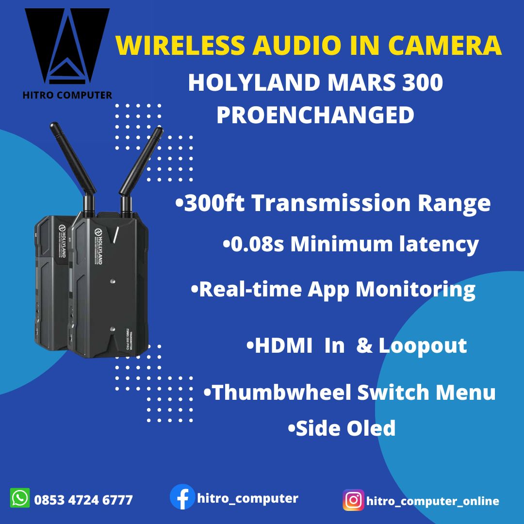 WIRELESS AUDIO IN CAMERA HOLYLAND MARS 300 PRO ENCHANGED