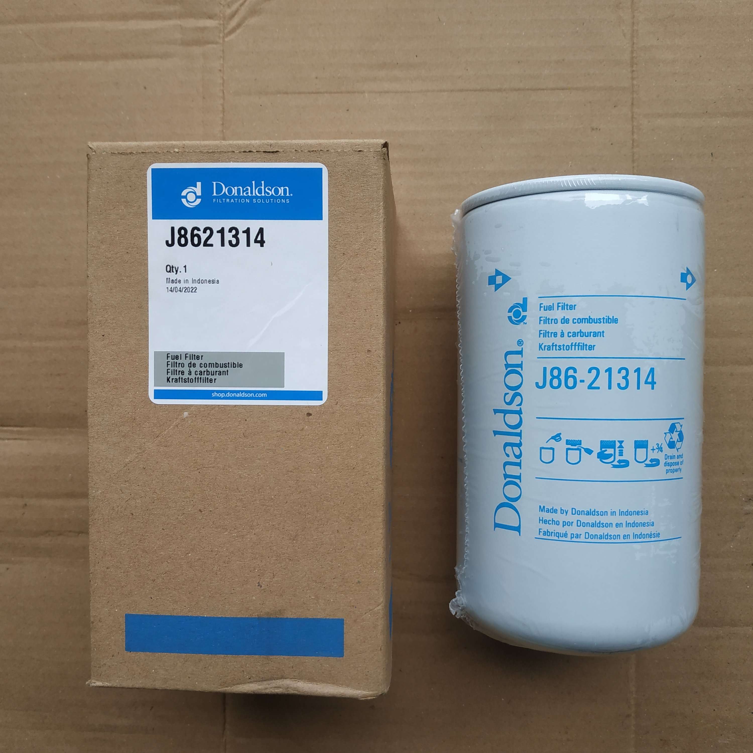 Filter Minyak J8621314 Donaldson