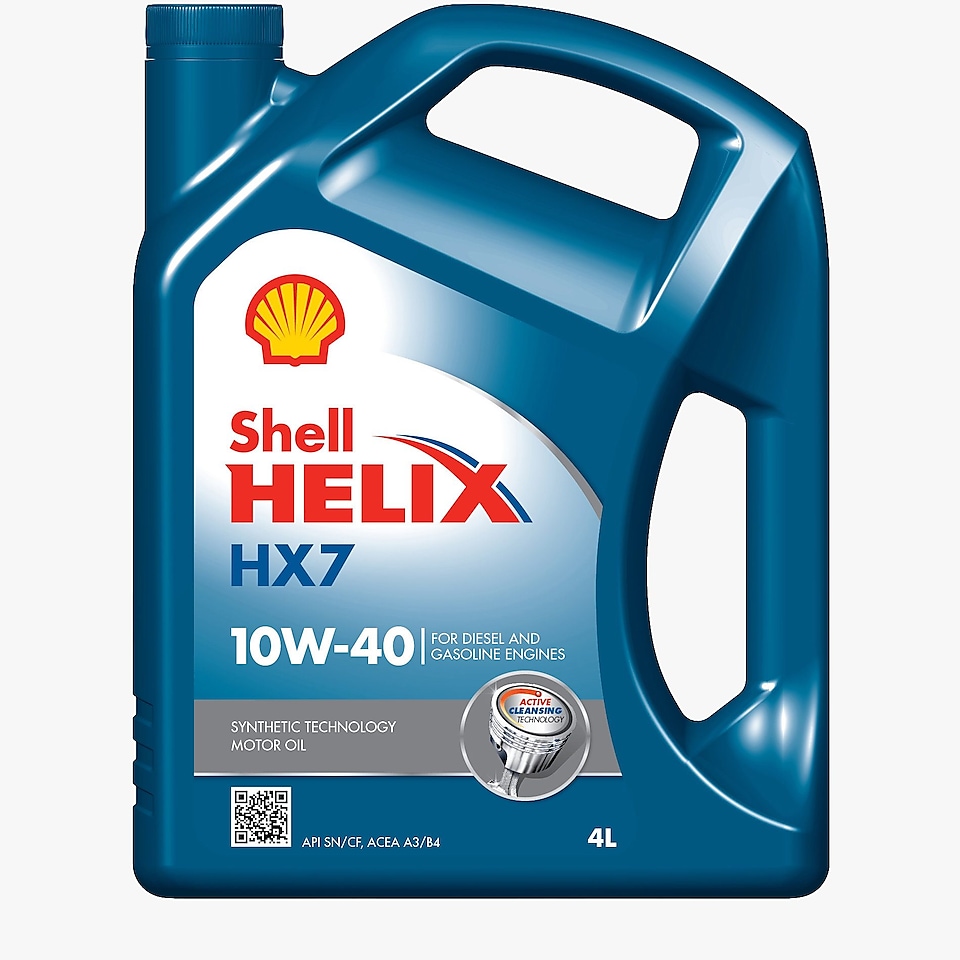 Oli Mesin Shell Helix HX7 10W-40 4 Liter