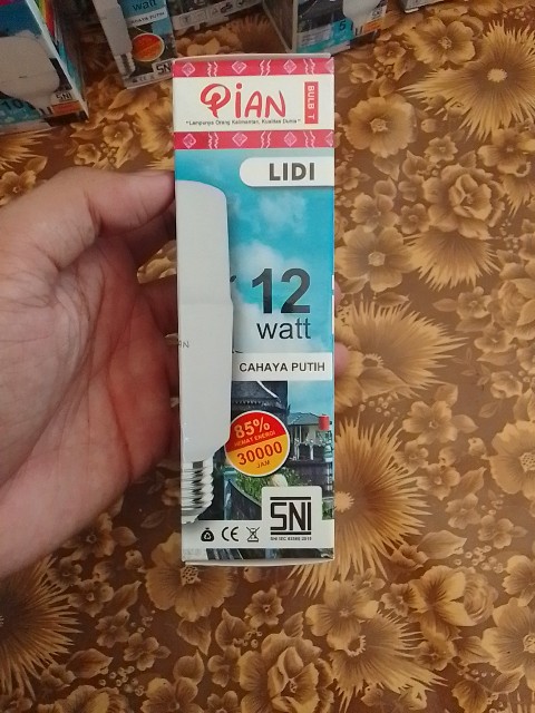 Lampu pian 12 watt Lidi