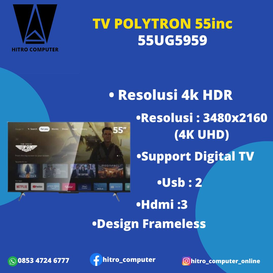 TV POLYTRON 55INCH 55UG5959