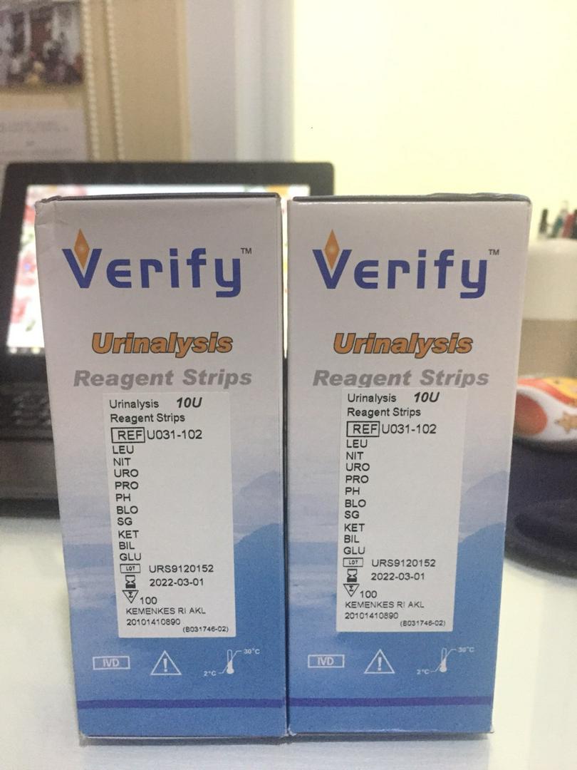 Strip Tes Urine 3 Parameter