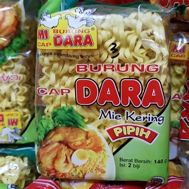 mie cap burung dara