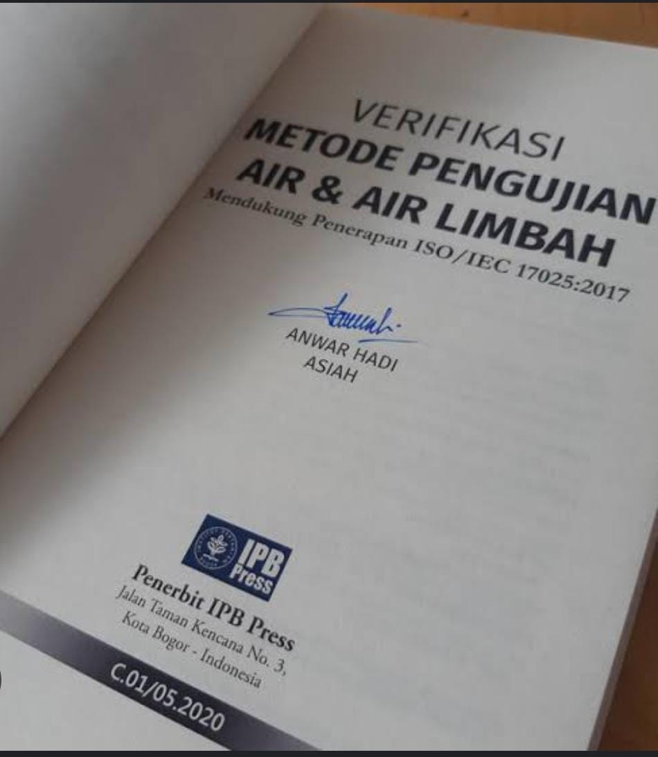 Buku Verifikasi Metode Pengujian Air dan Air limbah