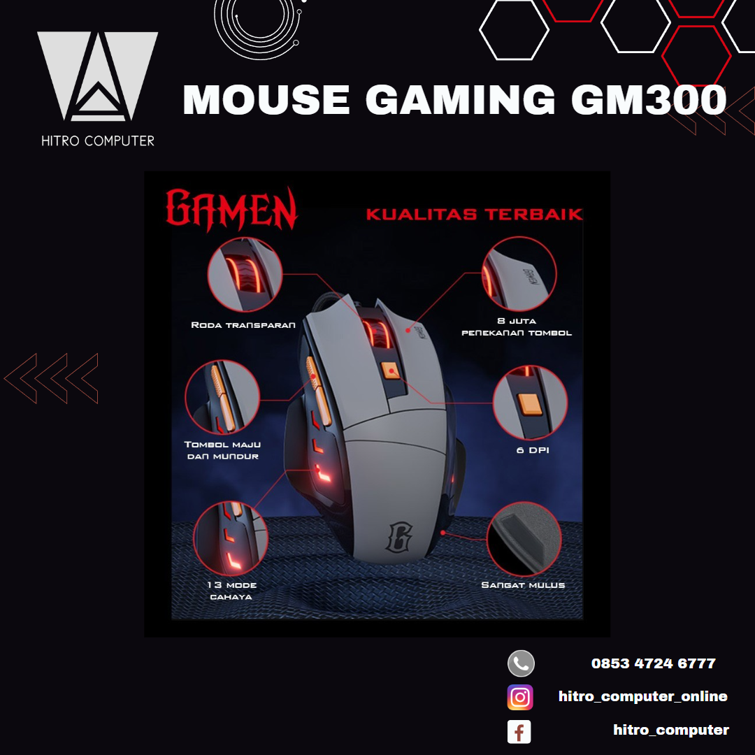 MOUSE GAMING GM300