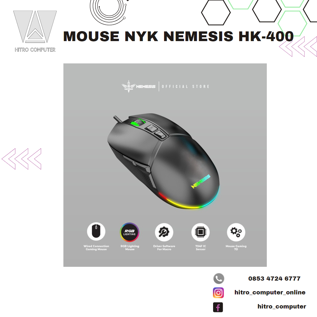 Mouse Gaming NYK Nemesis Grimlock HK-400