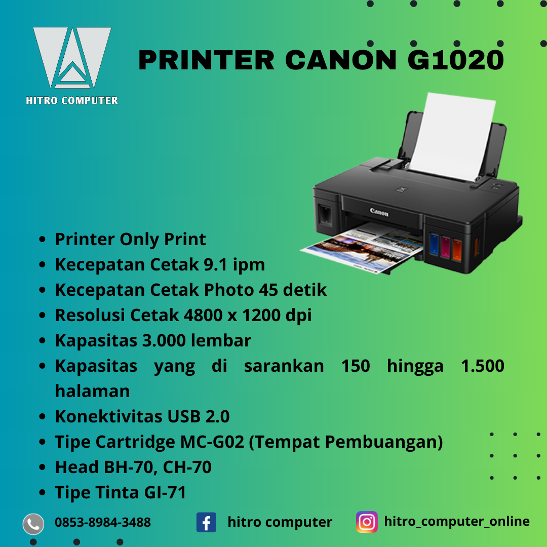 PRINTER CANON G1020