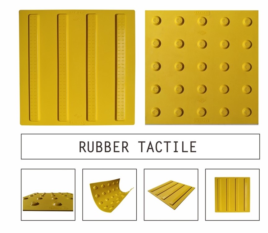 Rubber tactile