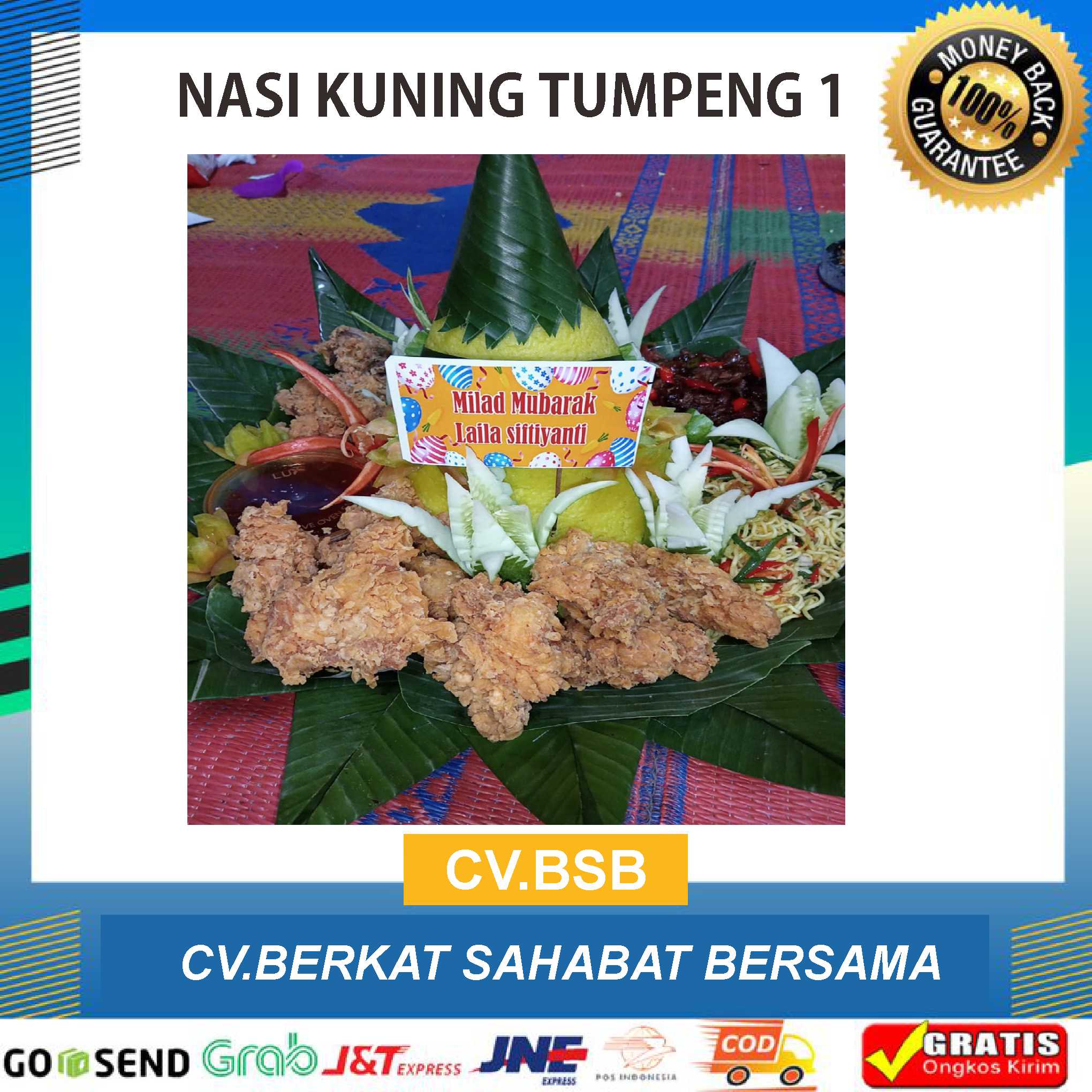 PAKET NASI KUNING TUMPENG 