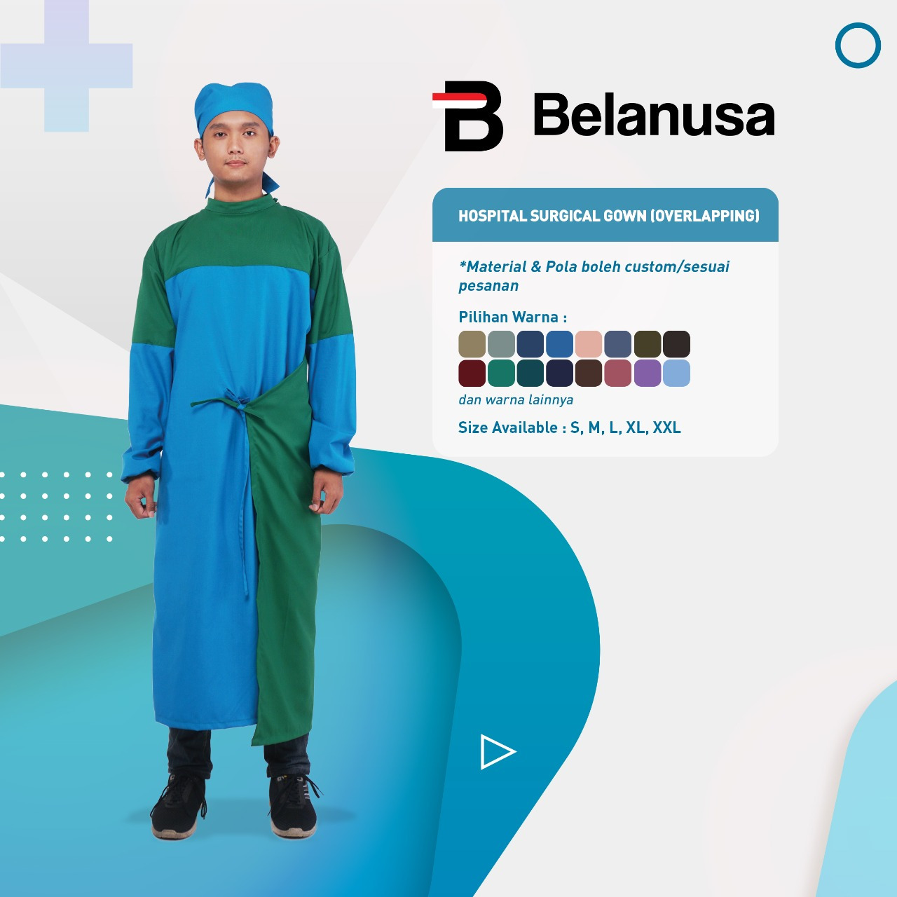 Baju operasi all size