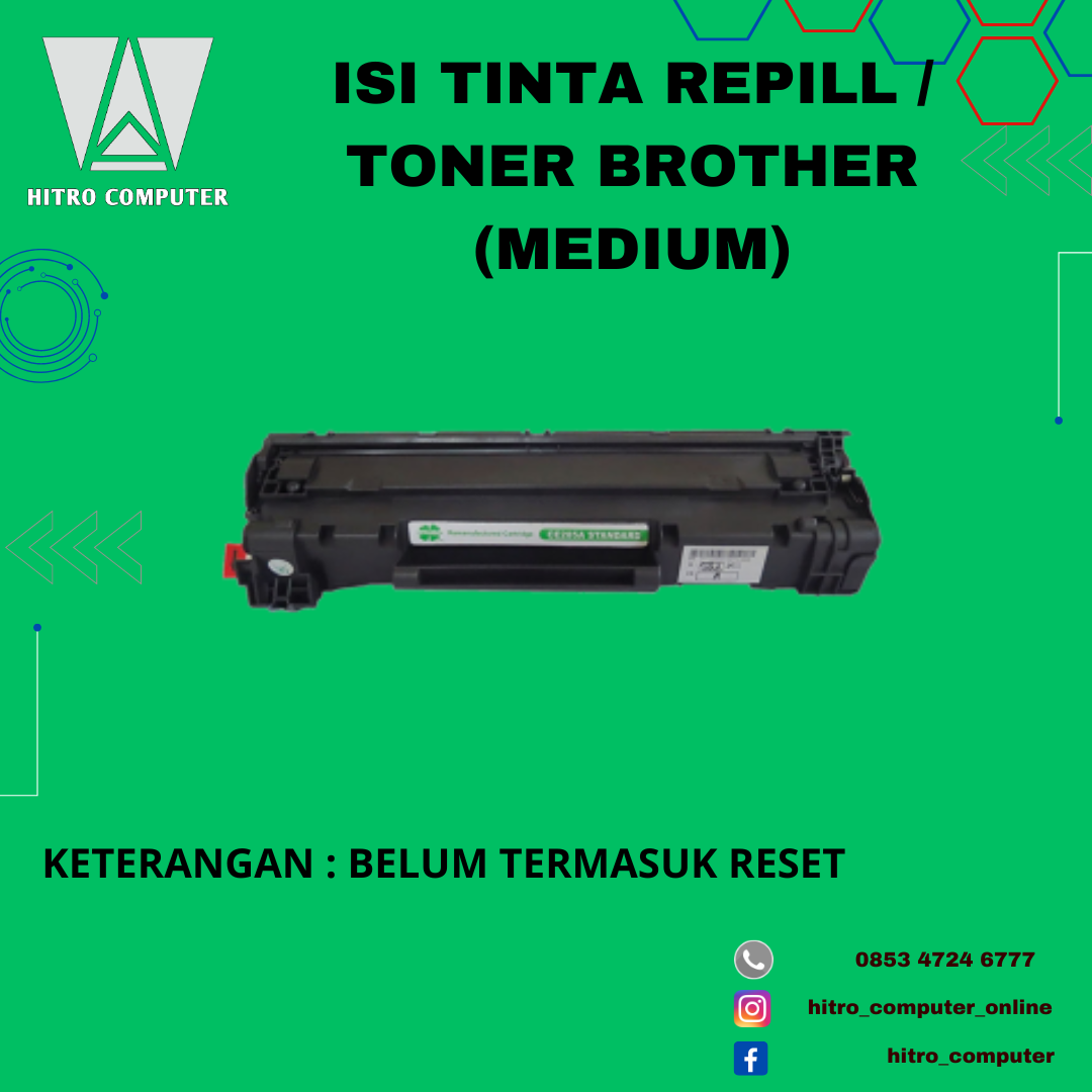 ISI TINTA REPILL / TONER BROTHER (MEDIUM) NOT RESET