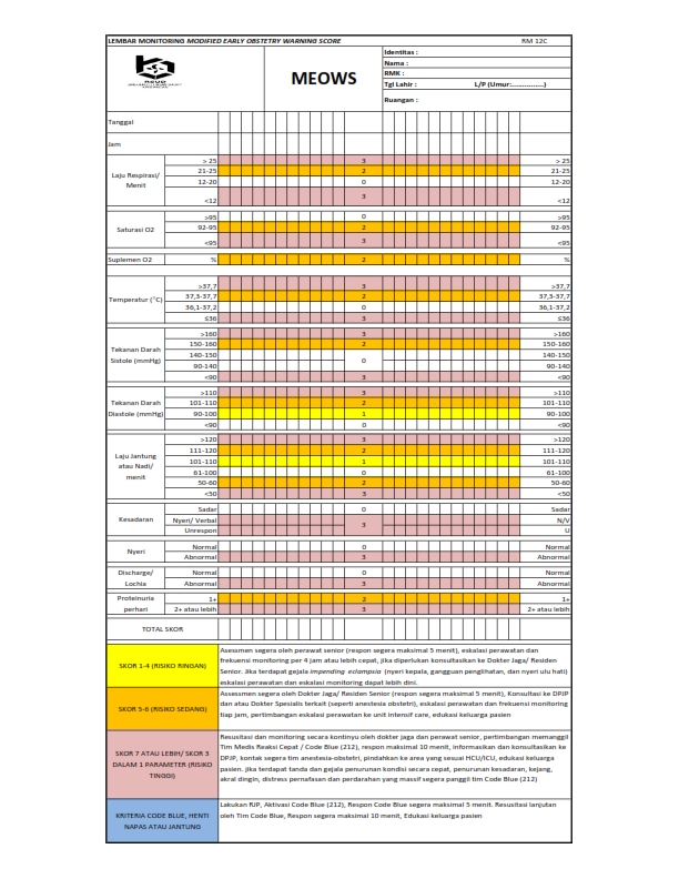 IGD CETAK WARNA ( EWS,PEWS,MEOWS,ASESMEN TRIASE,DLL)