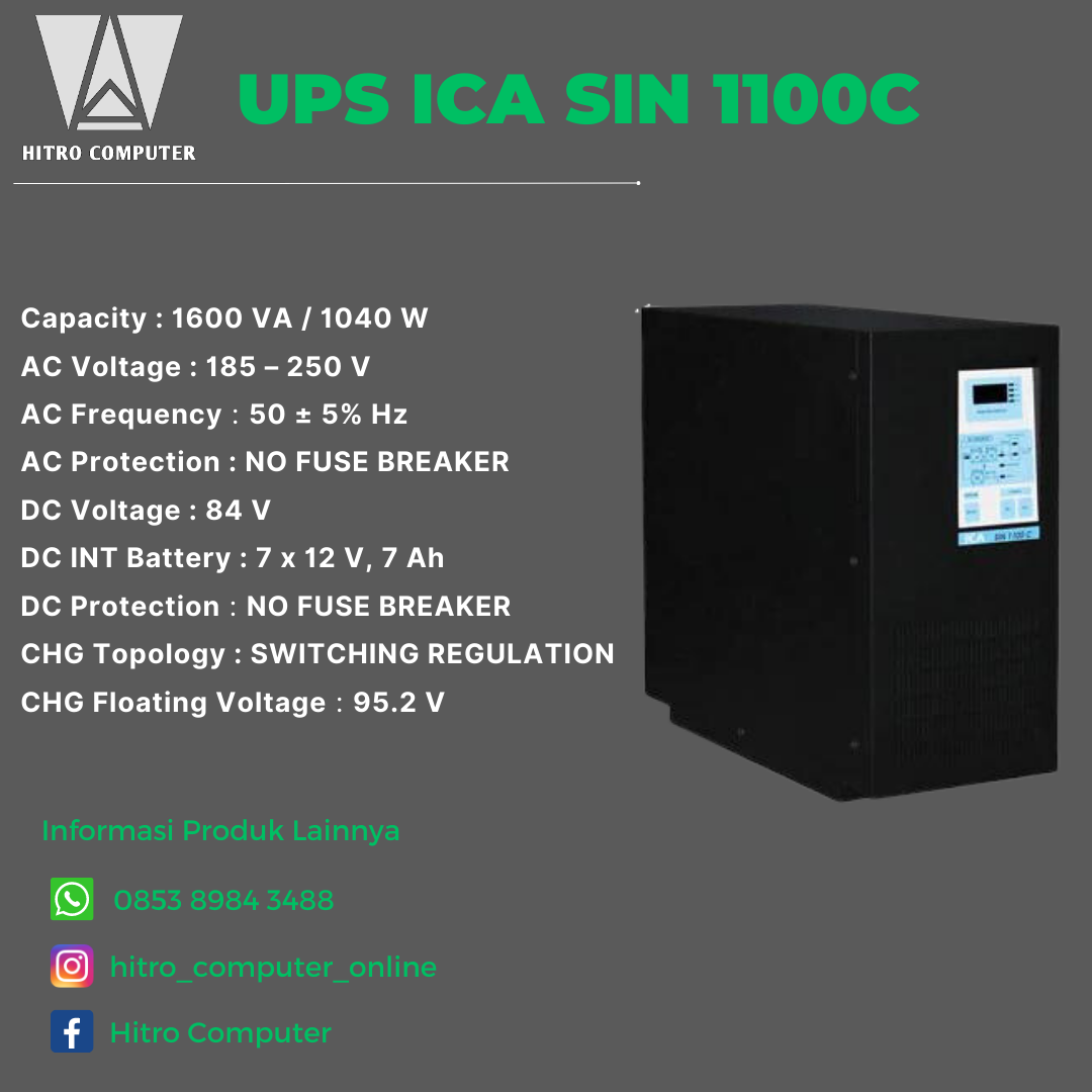 UPS ICA SIN 1100c