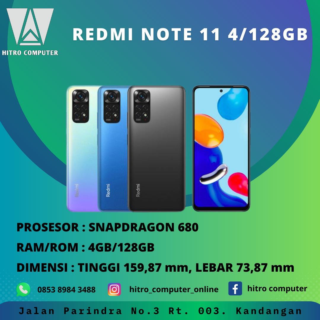 HP REDMI NOTE 11 4/128GB