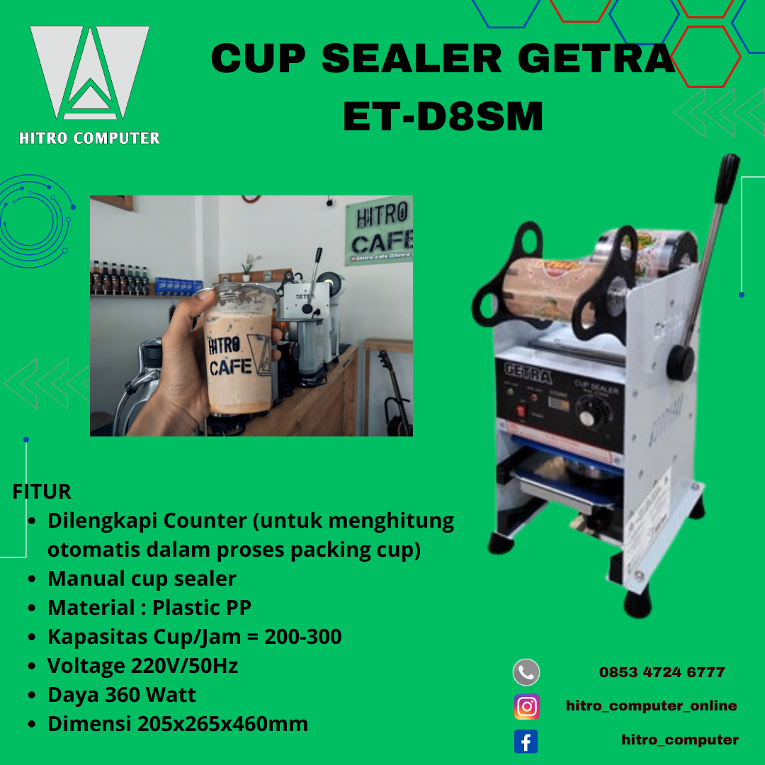 CUP SEALER GETRA ET-D8SM