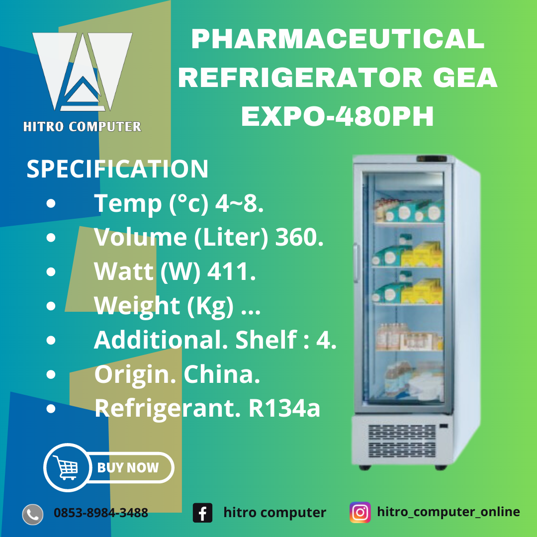 Pharmaceutical Refrigerator Gea EXPO-480PH