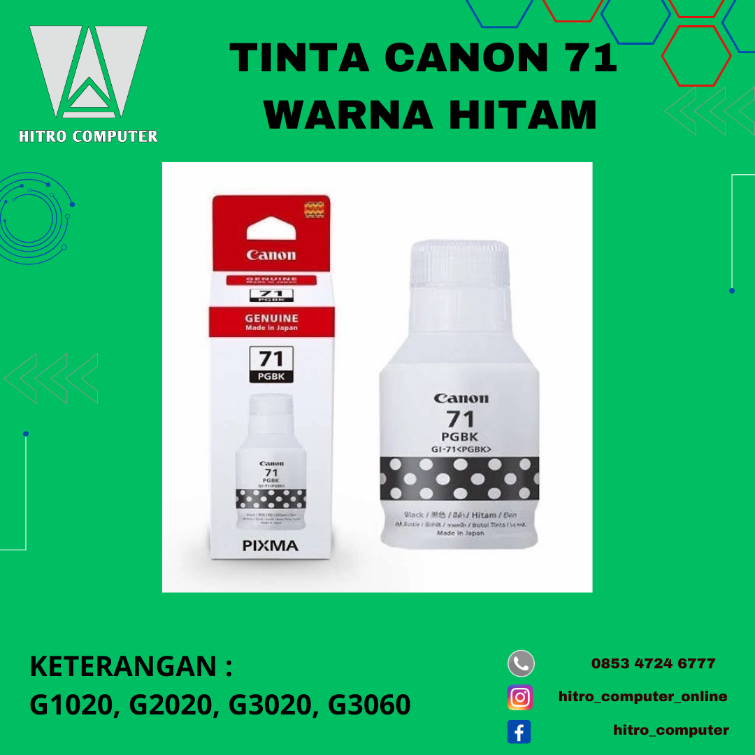 TINTA CANON 71 HITAM