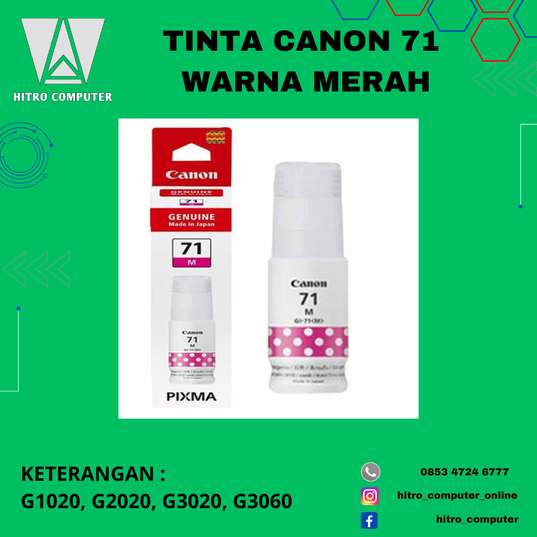 TINTA CANON 71  MERAH 