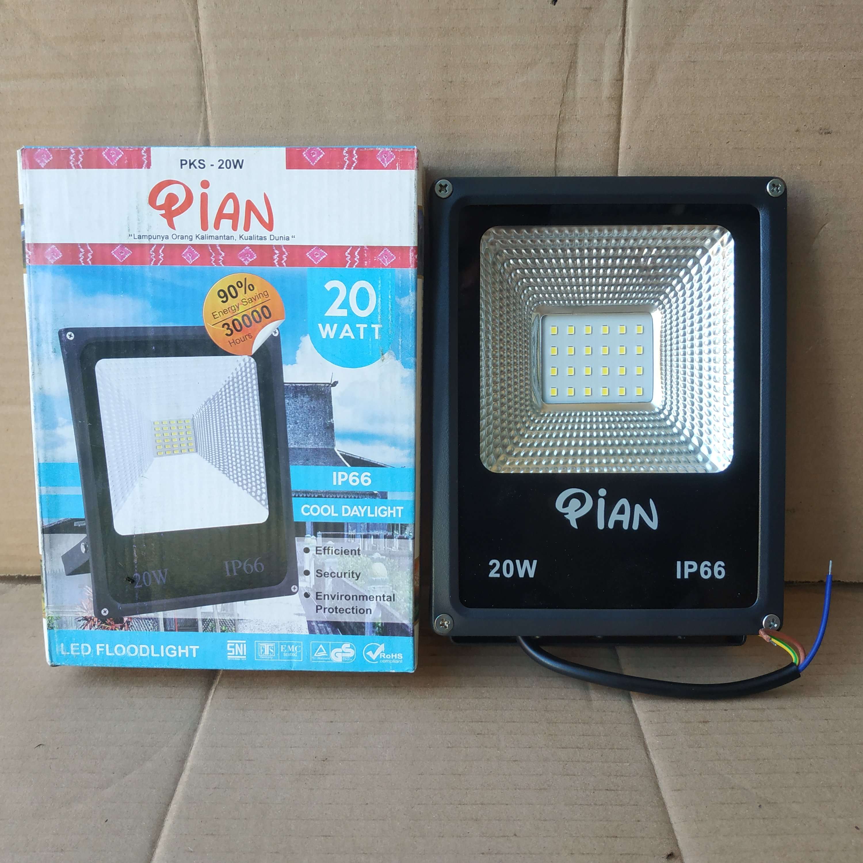 Lampu Sorot LED 20W Pian