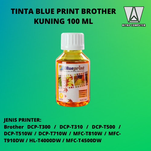 TINTA BLUE PRINT BROTHER KUNING 100 ML