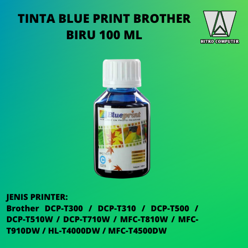 TINTA BLUEPRINT BROTHER BIRU 100 ML