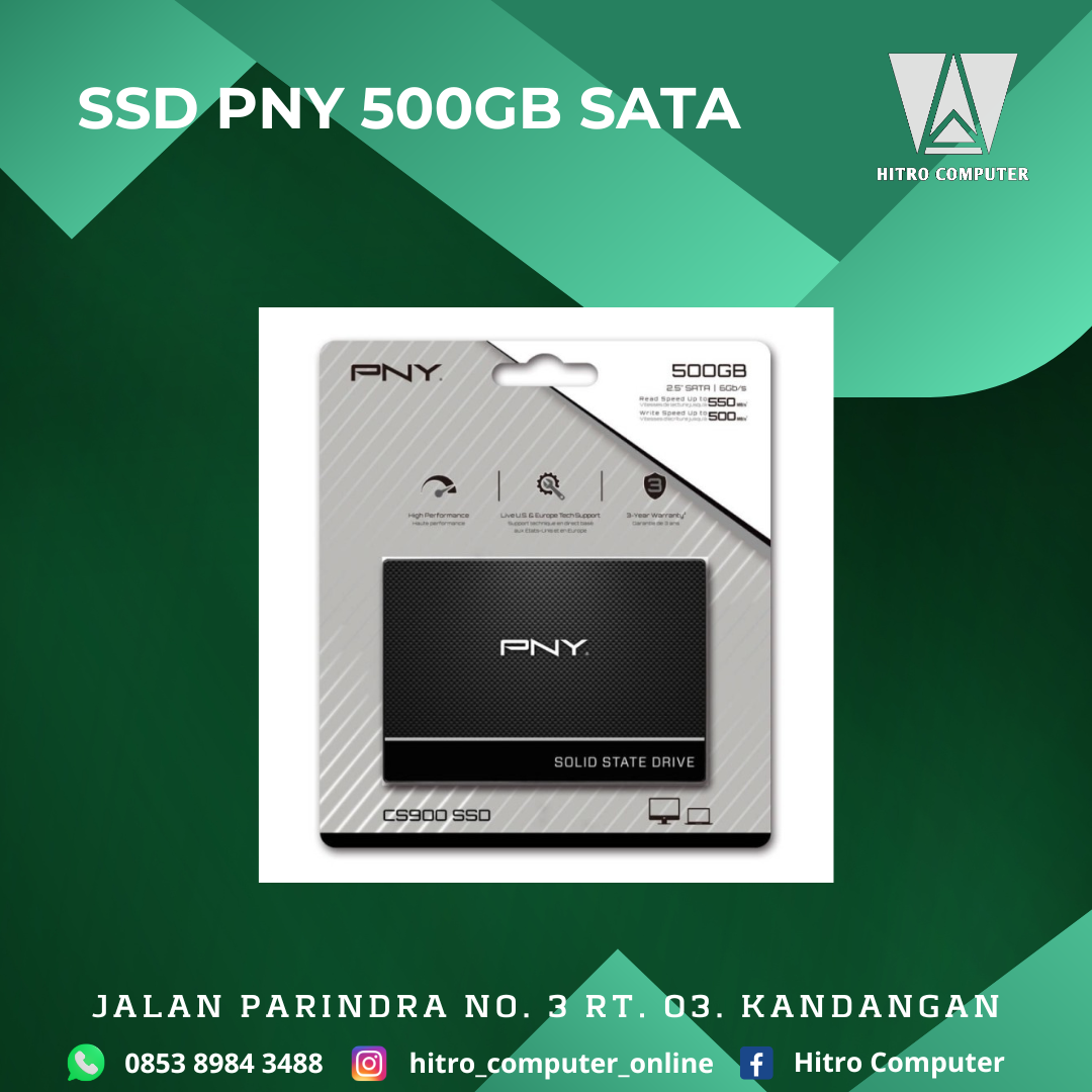 SSD PNY 500GB SATA