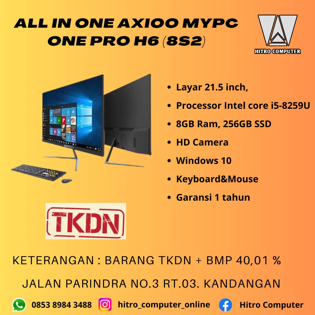 ALL IN ONE AXIOO MyPC ONE PRO H6 (8S2)
