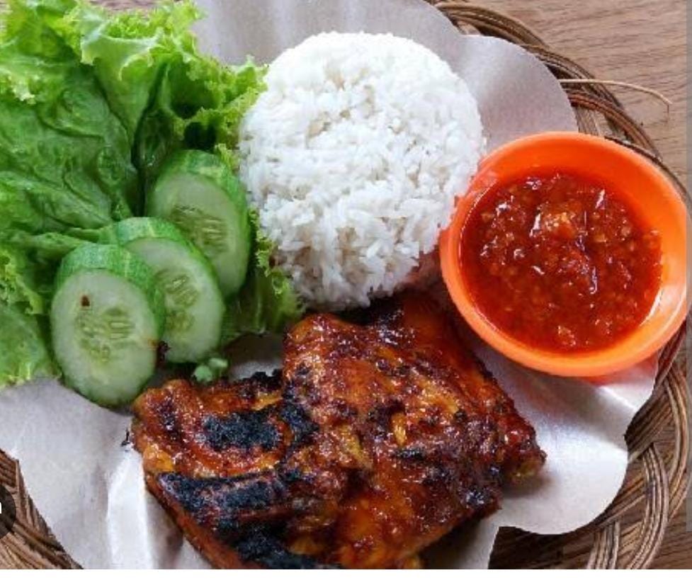 Ayam Bakar + Nasi